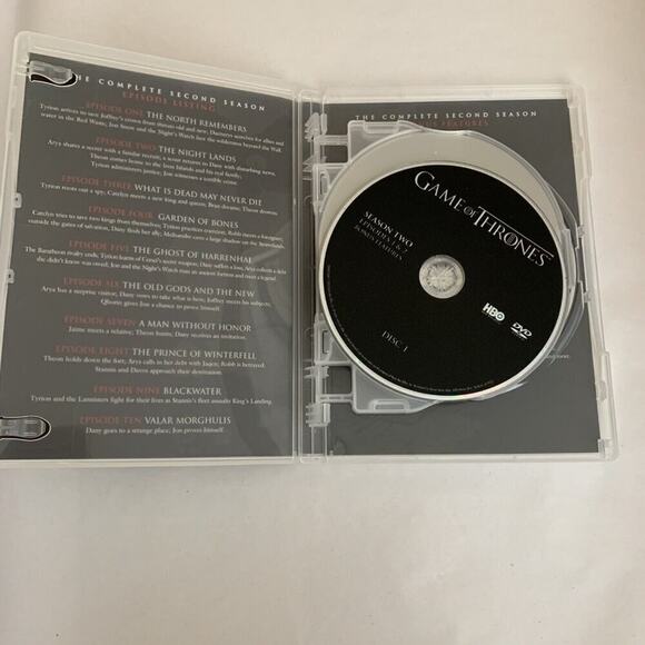 Game of Thrones: The Complete Second Season (DVD, 2015, 5-Disc Set) - Picture 5 of 8